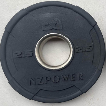 NZ POWER LOGO RUBBER COATED PLATE 2.5kg
