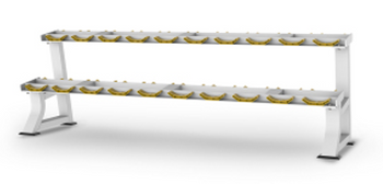 NZ POWER 2-TIER DUMBBELL RACK